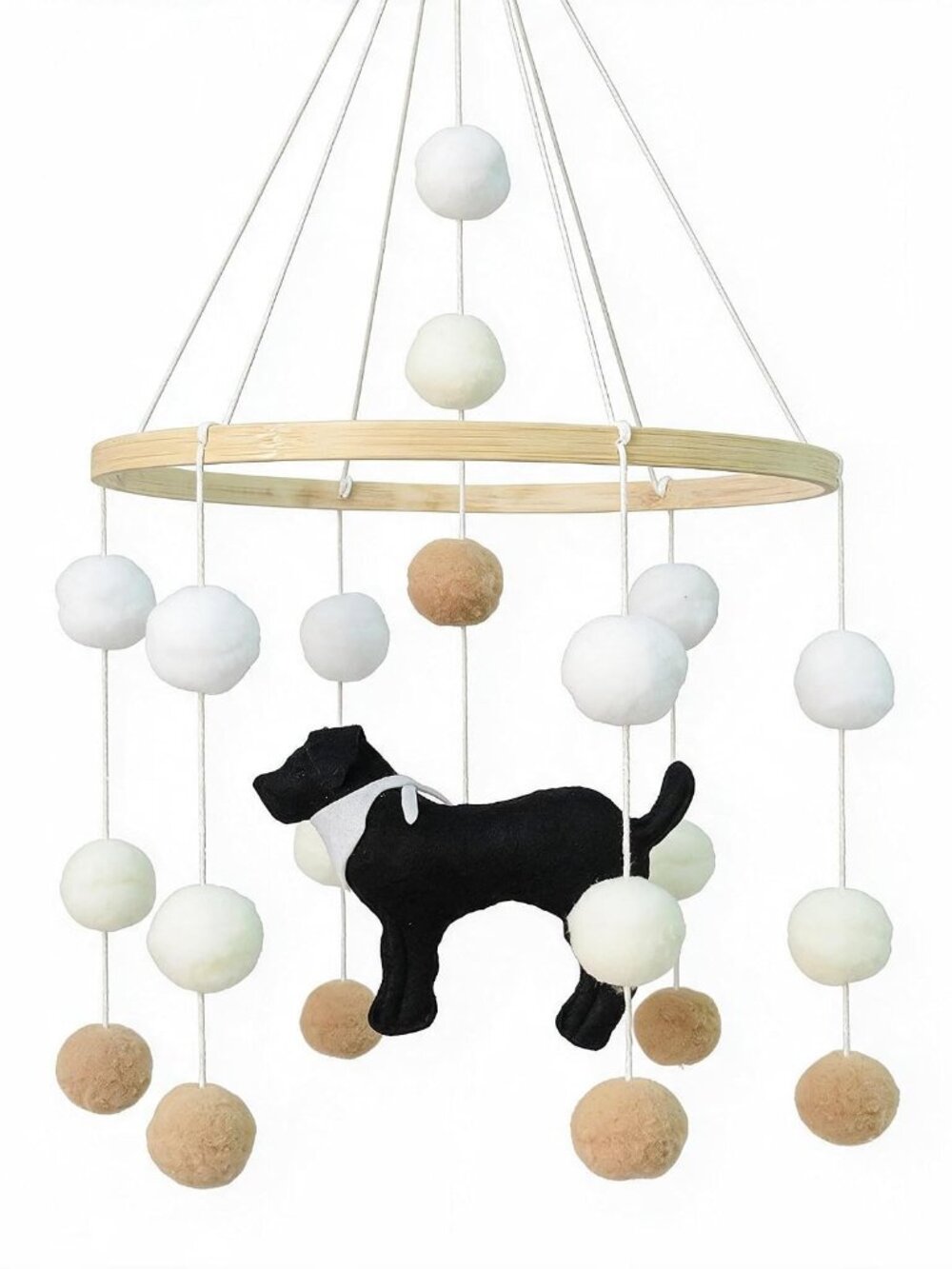 Baby Crib Mobile for Girls Boys Dog Theme Baby Mobile for Crib Puppy Nursery Mob